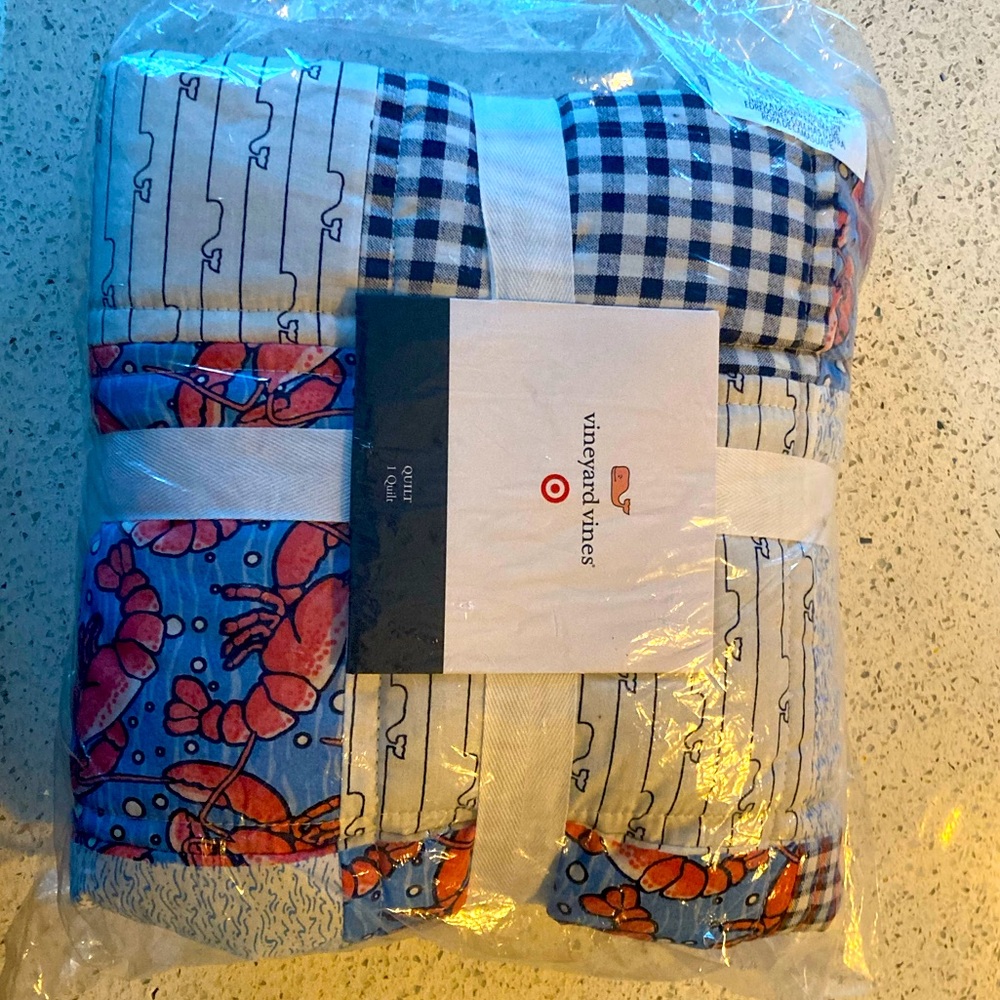 Vineyard Vines for Target crib quilt